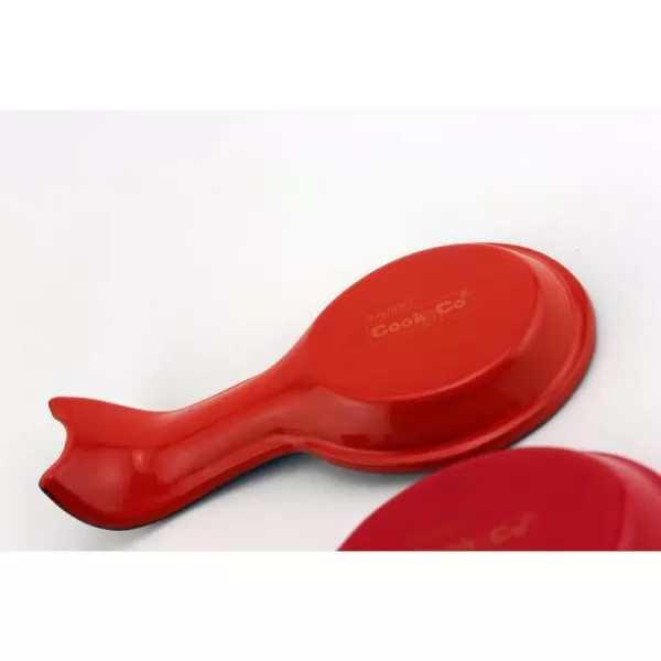 BergHOFF 3.8 in. H x 8 in. W x 1.2 in. D Orange Cast Iron Spoon Rest