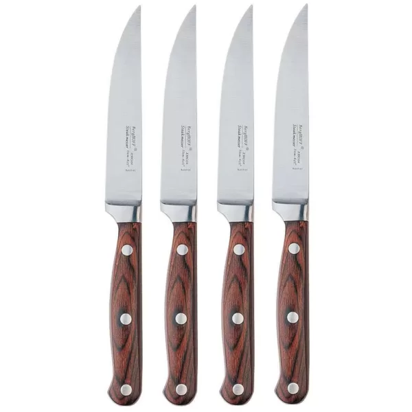 BergHOFF Pakka Wood 12-Piece Stainless Steel Steak Knife set