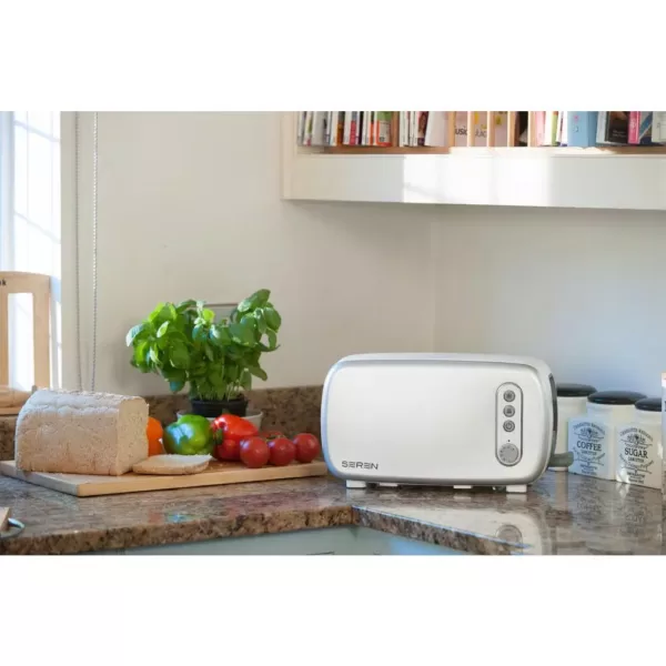 BergHOFF Seren 2-Slice Chrome Long Slot Toaster