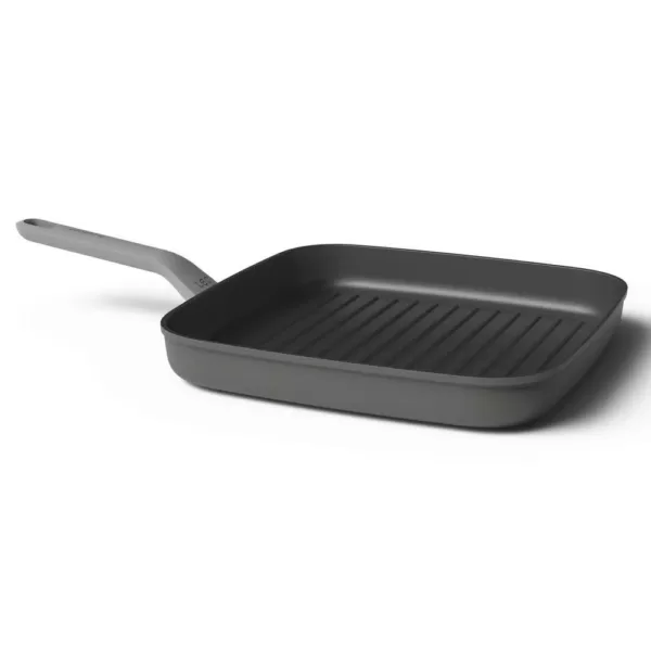 BergHOFF Leo 3.25 in. Aluminum Nonstick Grill Pan in Grey