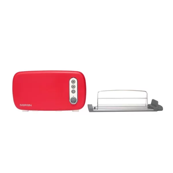 BergHOFF Seren 2-Slice Red Long Slot Toaster